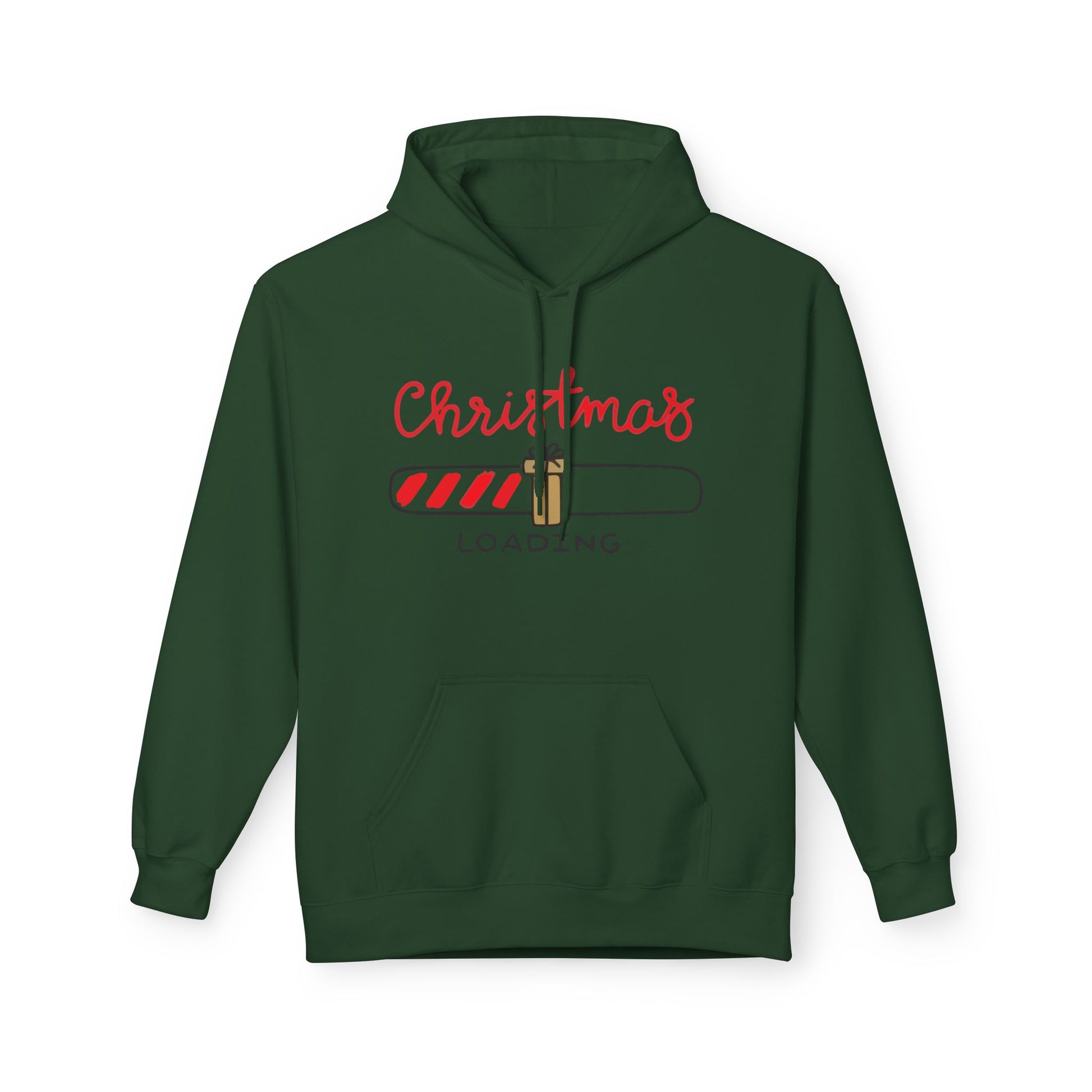 Christmas Loading Hoodie – Holiday Edition Printify
