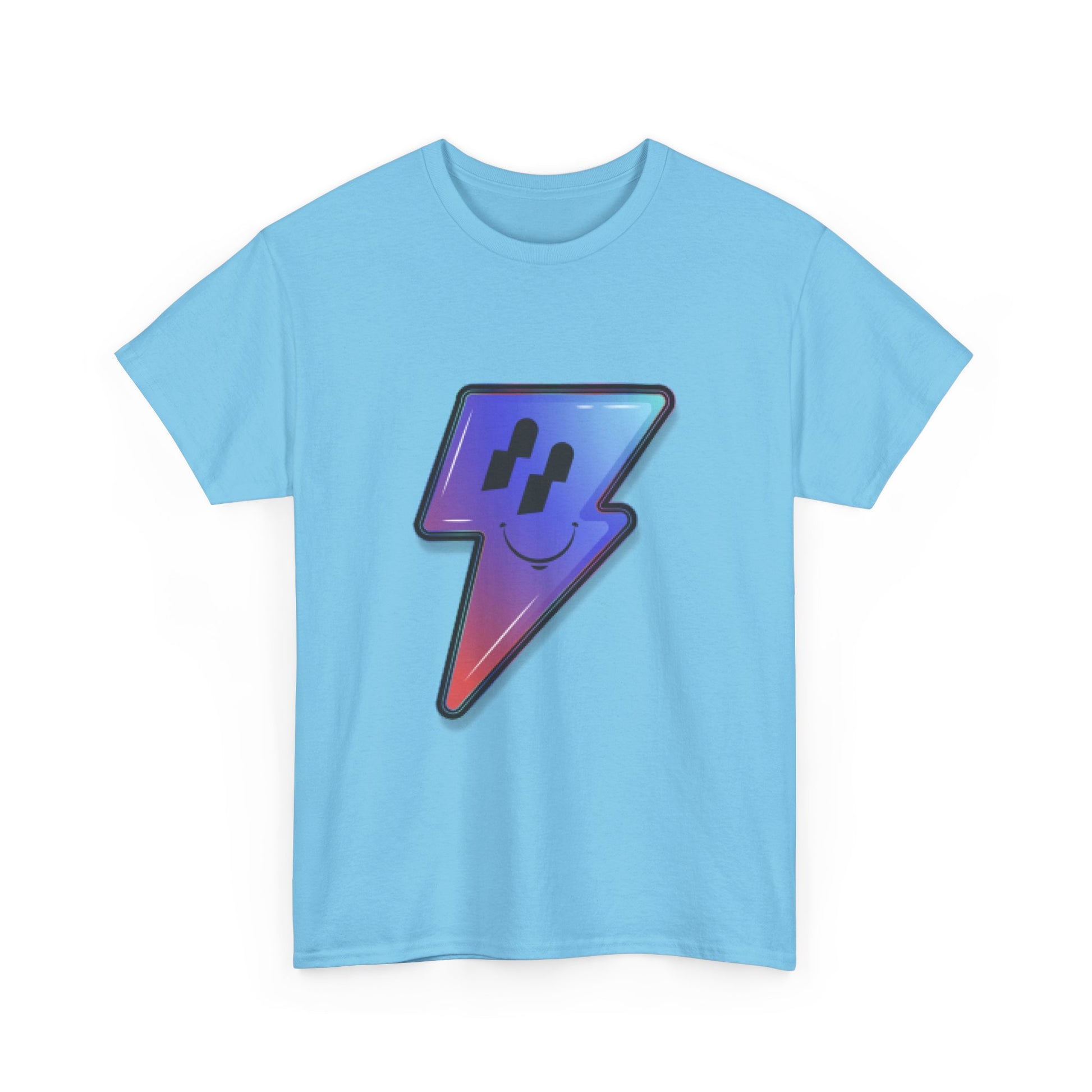 Smiley Charge Pop Unisex Heavy cotton tee Printify