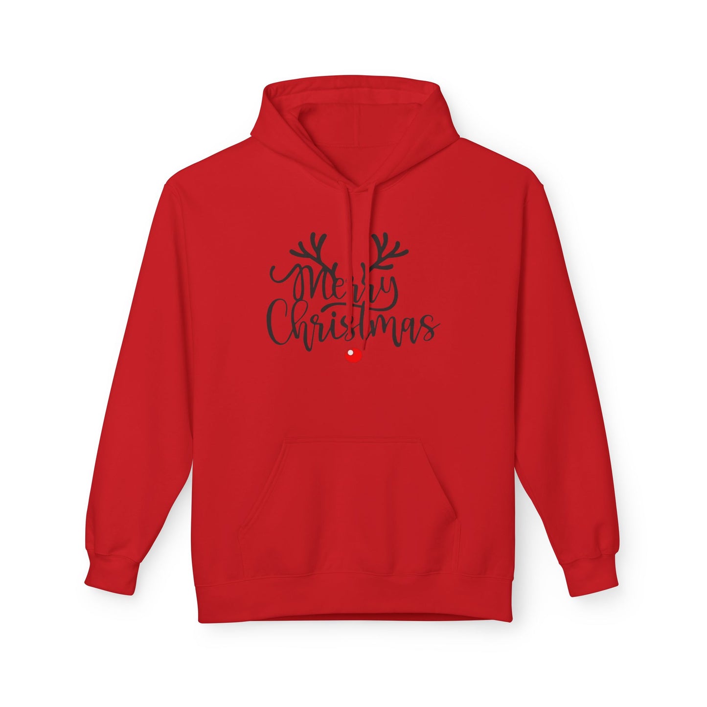 Merry Christmas Reindeer Hoodie – Holiday Edition Printify