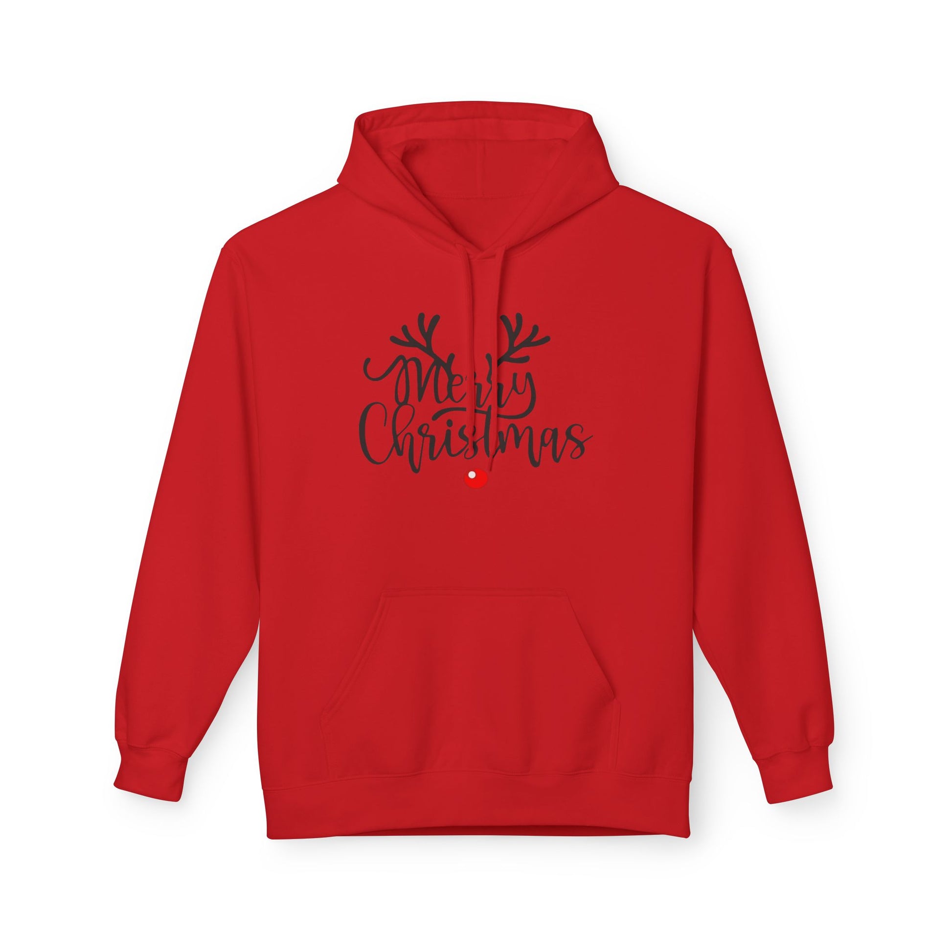 Merry Christmas Reindeer Hoodie – Holiday Edition Printify