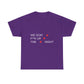 Triple Star Minimal Unisex Heavy Cotton Tee - snazzymerch