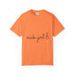 Retro Font Unisex Garment-Dyed T-shirt - snazzymerch