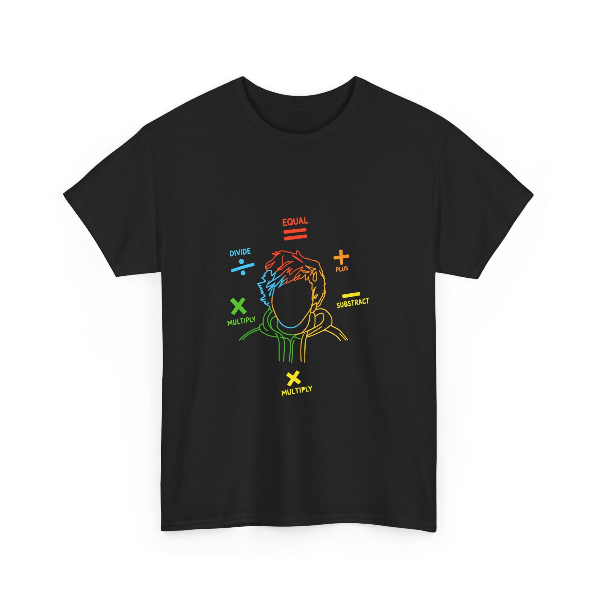 Minimalist Divide Symbol with Brush Unisex Heavy Cotton Tee Printify