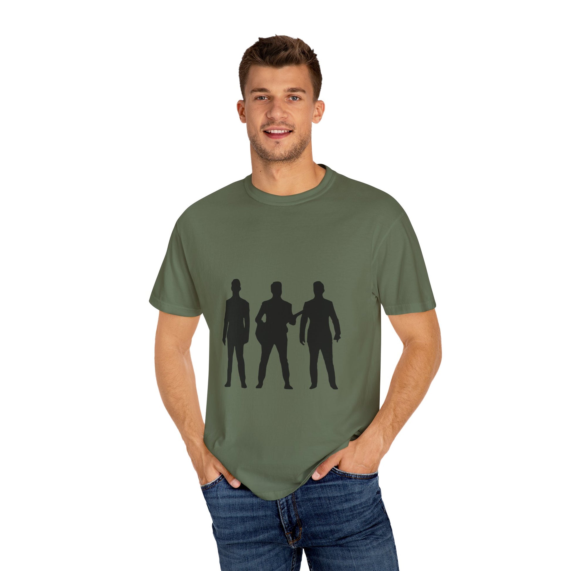 Trendy Black Unisex Garment-Dyed T-shirt - snazzymerch