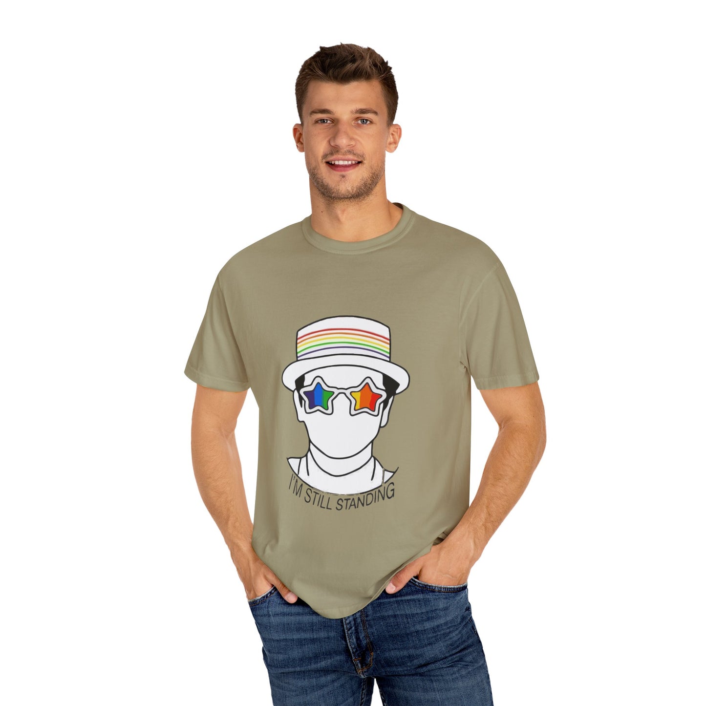 I’m Still Standing Unisex Garment-Dyed T-shirt - snazzymerch