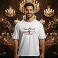 Candy Cane Loading Bar Men's Heavy Oversized Tee – Christmas Sale Edition Printify