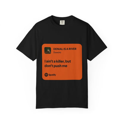Music Quote Card Unisex Garment-Dyed T-shirt - snazzymerch