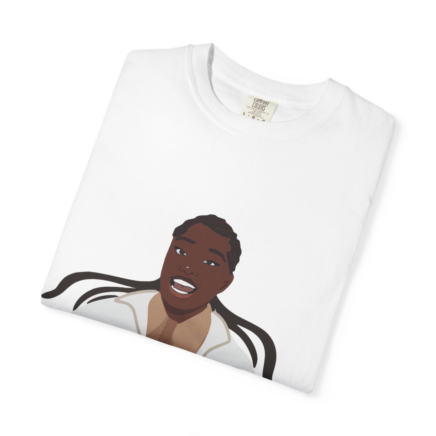 Vector Portrait Unisex Garment-Dyed T-shirt - snazzymerch