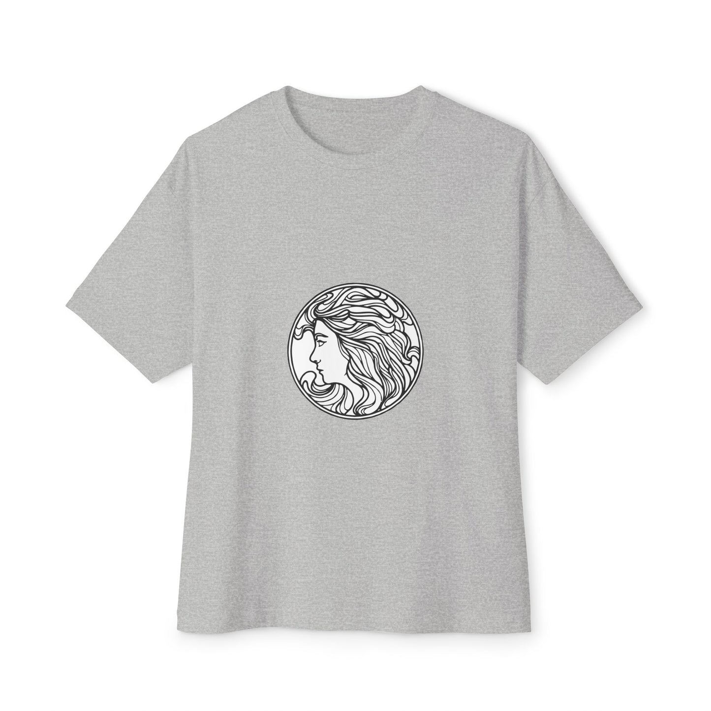 Muse Silhouette Unisex Oversized Boxy Tee - snazzymerch