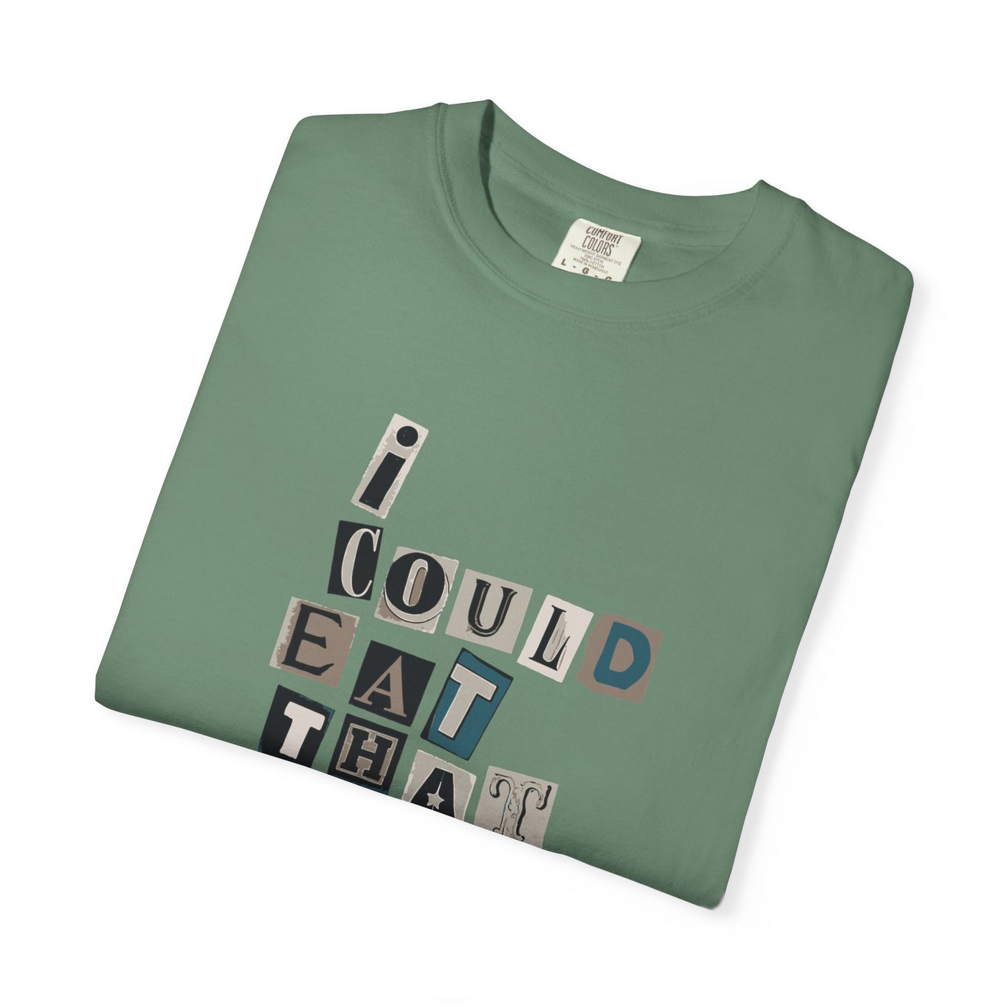 Billie Eilish Inspired Dyed T-shirt – Mixed Message Collage Edition Printify