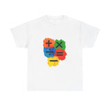 Orange Equals Symbol Unisex Heavy Cotton Tee - snazzymerch
