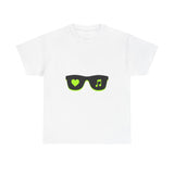 Neon Love Notes Unisex Heavy cotton tee Printify
