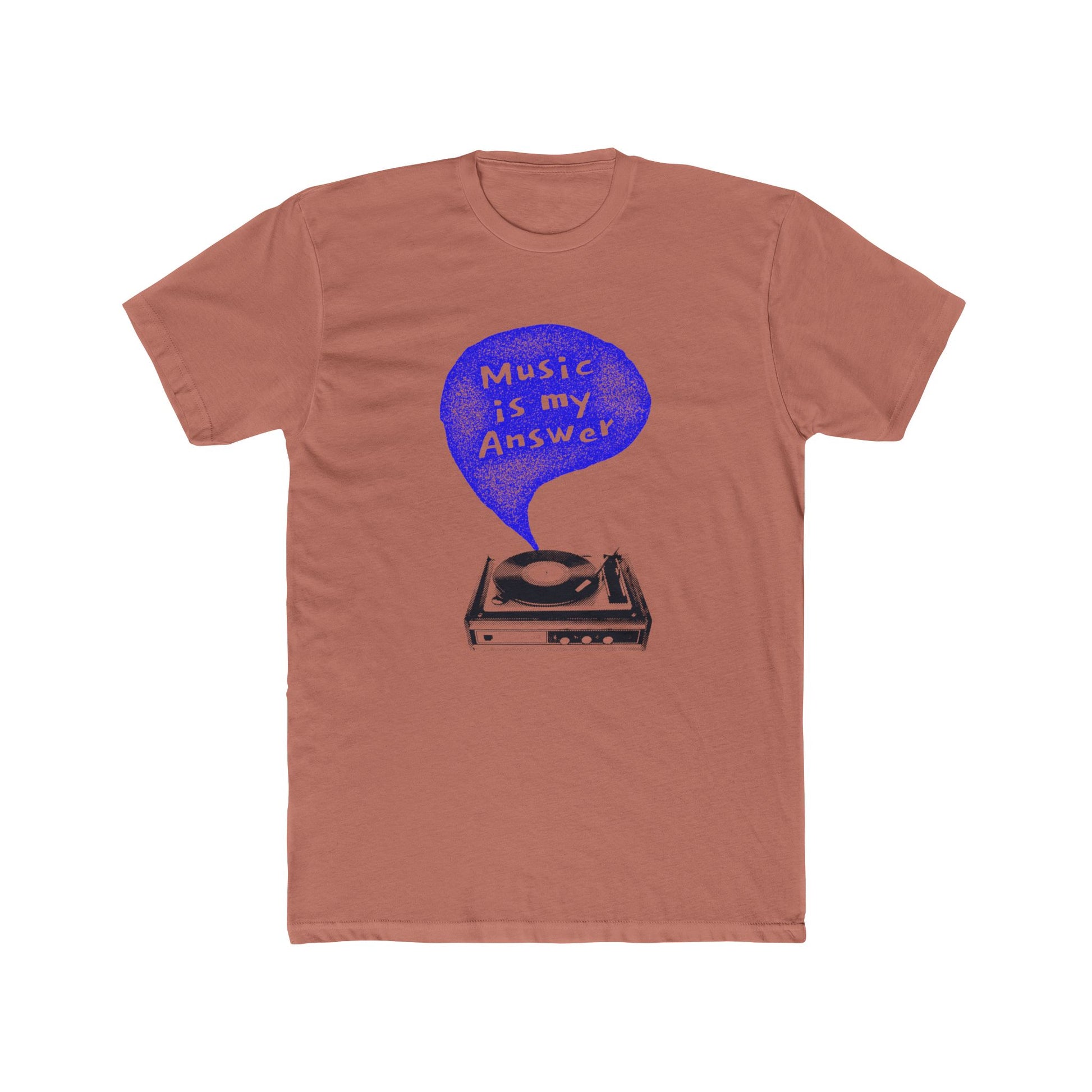 Music Is My Answer Unisex Cotton Tee - snazzymerch