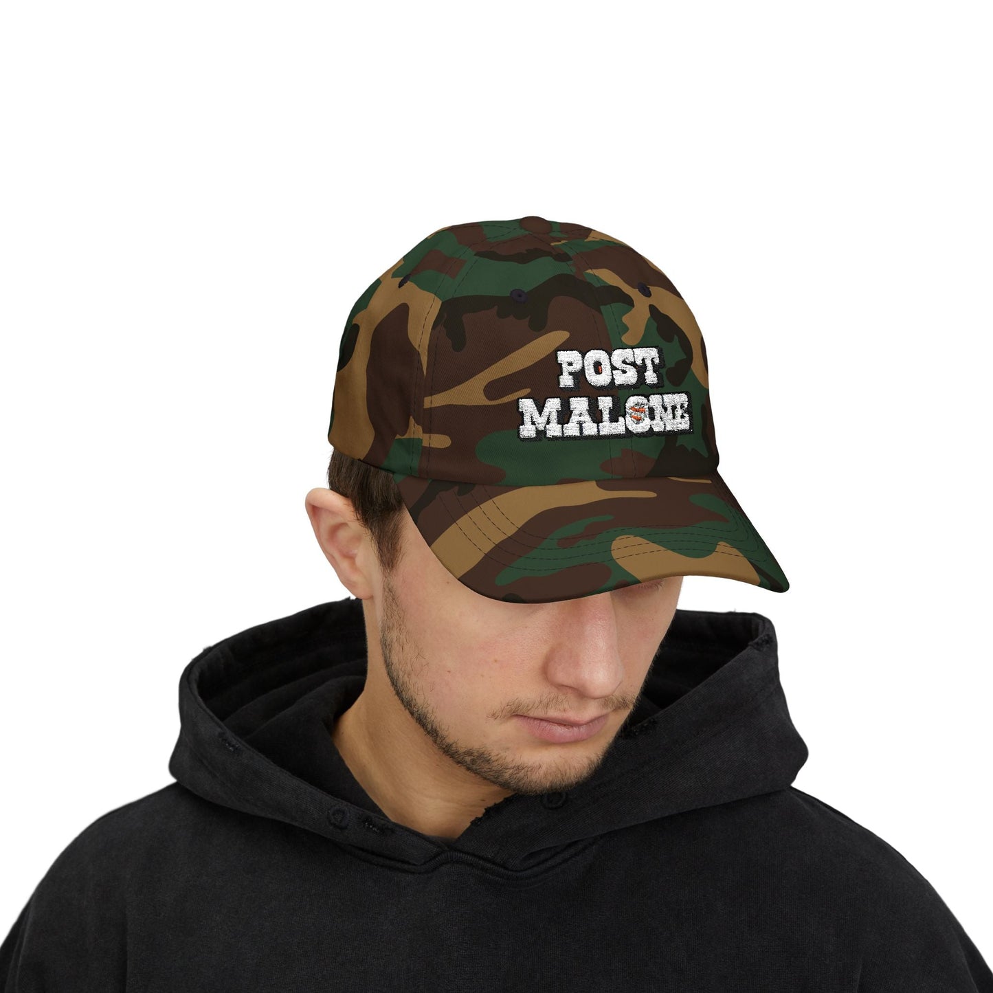 Classic Dad Cap – Post Melone Bold Design Printify