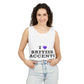 I Love British Accents-Dyed Tank Top Printify