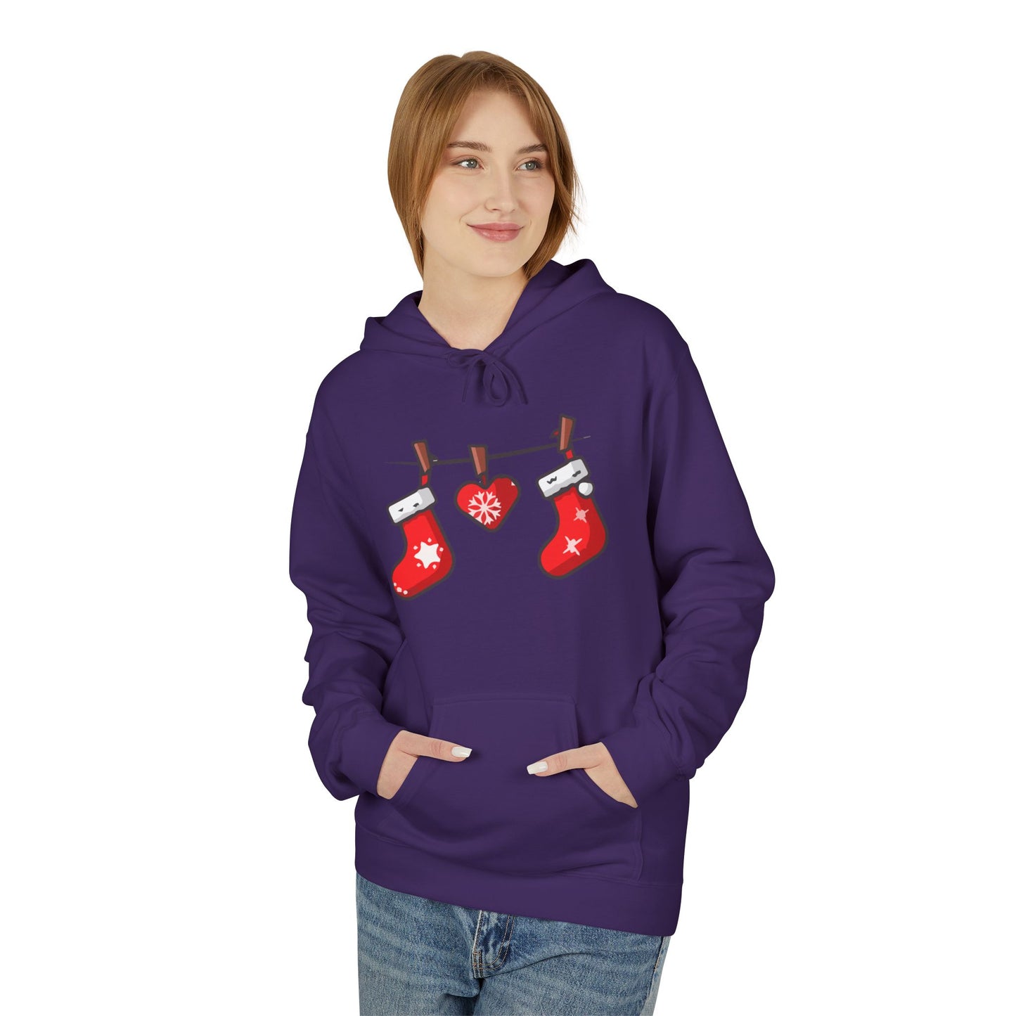 Hanging Stockings Christmas Hoodie – Holiday Edition Printify