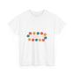 Retro Floral Groove Unisex Heavy cotton tee Printify