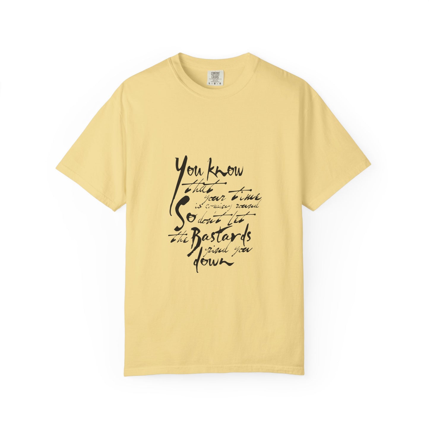 Bold Outline Logo Unisex Garment-Dyed T-shirt - snazzymerch