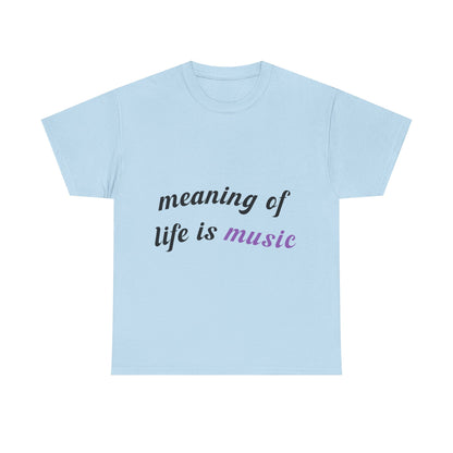 Feel the Music Vibe Unisex Heavy cotton tee Printify