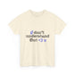 I <3 U Blue Type Unisex Heavy Cotton Tee - snazzymerch