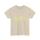 Open Vibes Yellow Script Unisex Heavy cotton Tee Printify