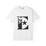 Black & White Portrait Unisex Garment-Dyed T-shirt - snazzymerch