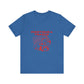 Fierce Femme in Red Unisex jersey short sleeve tee Printify