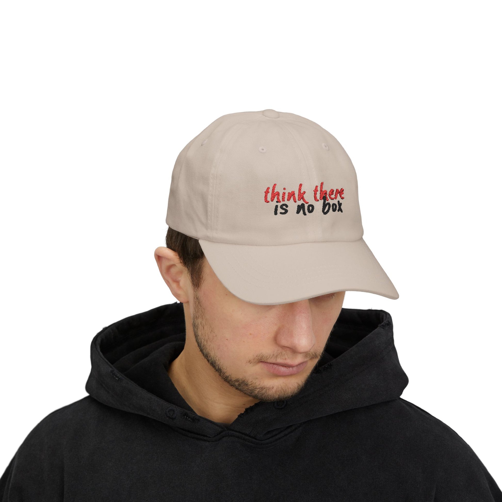 Think There Handwritten Classic Dad Cap - snazzymerch
