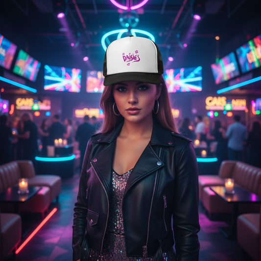 Daisies Trucker Cap Printify