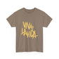 Golden Brush Script Unisex Cotton Tee Printify