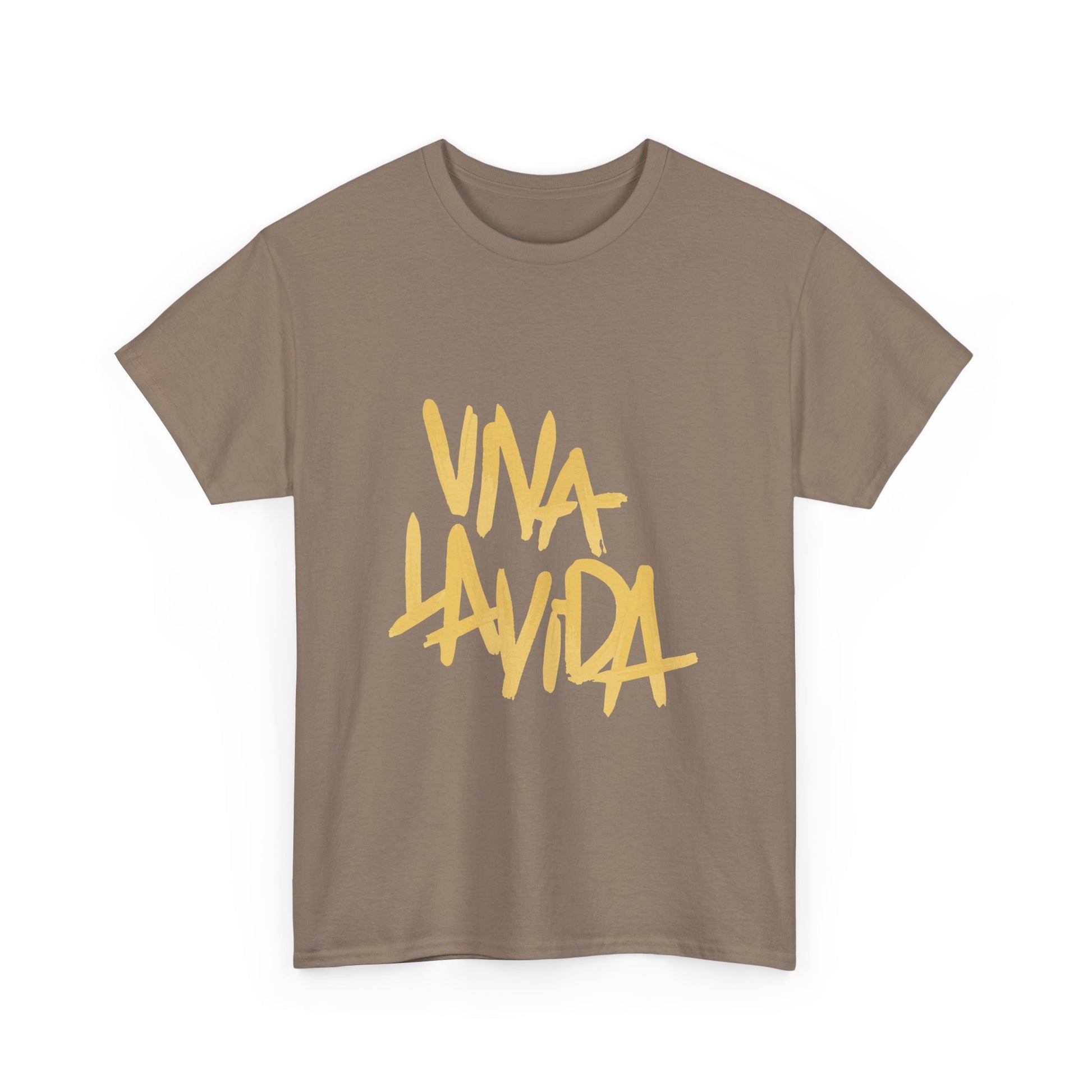Golden Brush Script Unisex Cotton Tee Printify