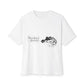 Text Graphic Unisex Oversized Boxy Tee - snazzymerch