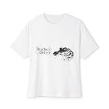 Text Graphic Unisex Oversized Boxy Tee - snazzymerch