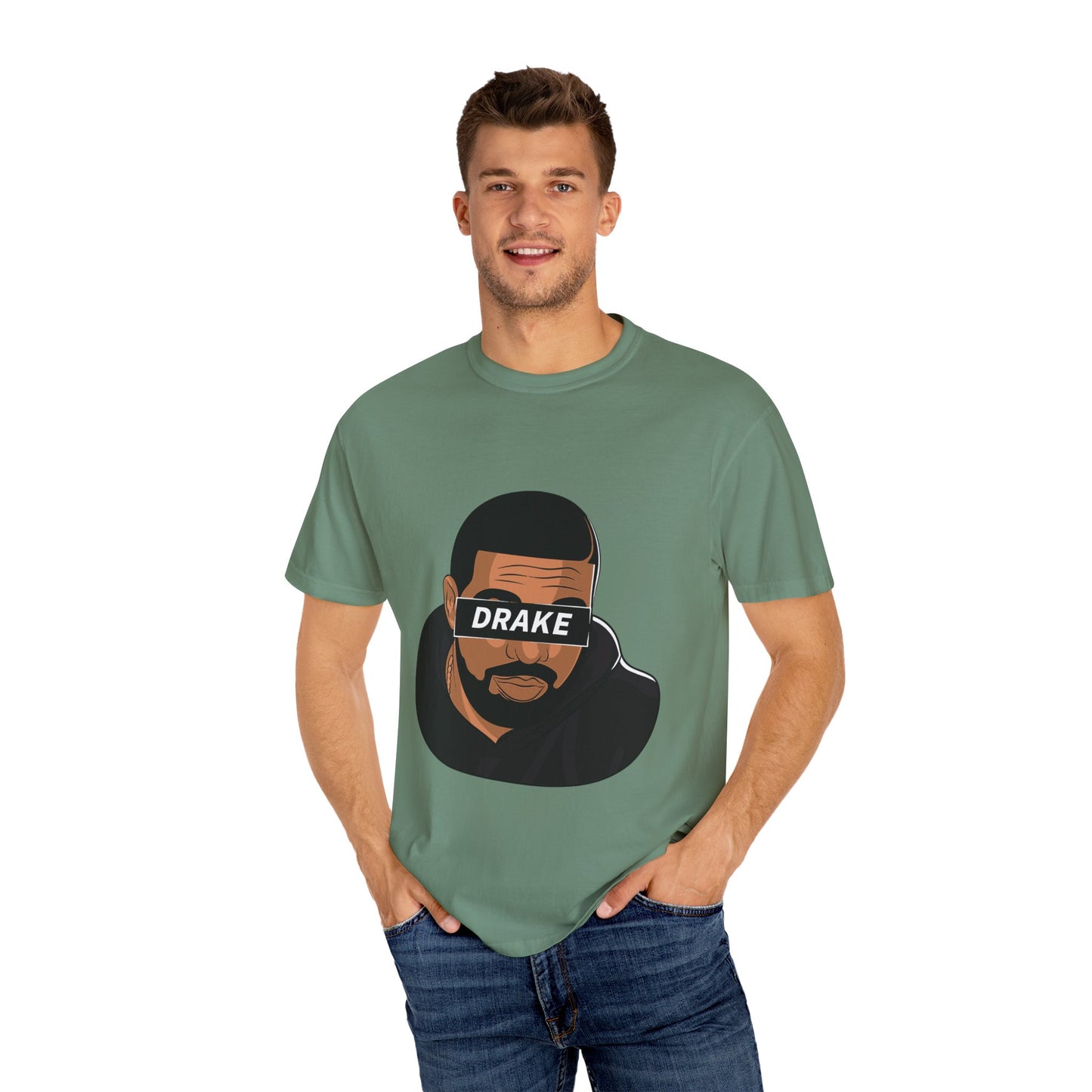 DRA-KE Vision Block Dyed Tshirt Printify
