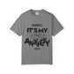 Block Font Quote Unisex Garment-Dyed T-shirt - snazzymerch