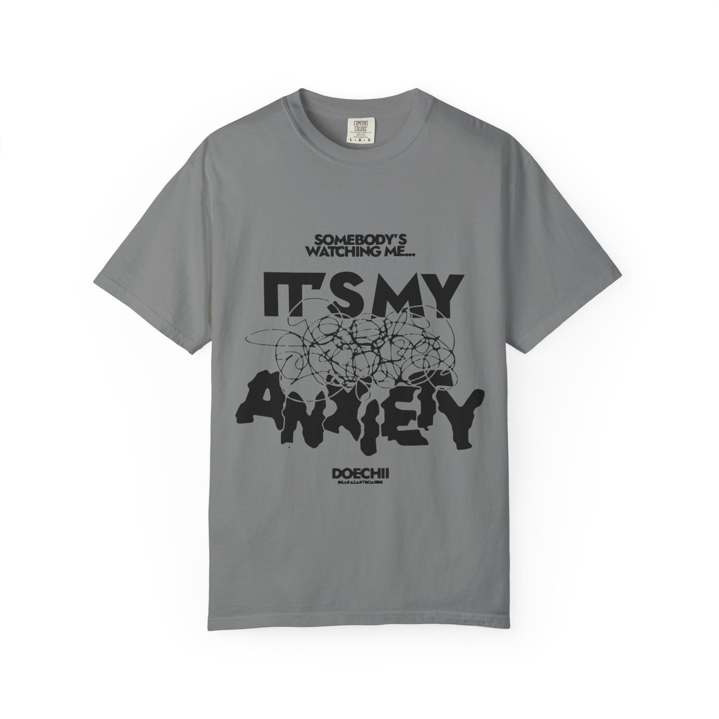 Block Font Quote Unisex Garment-Dyed T-shirt - snazzymerch