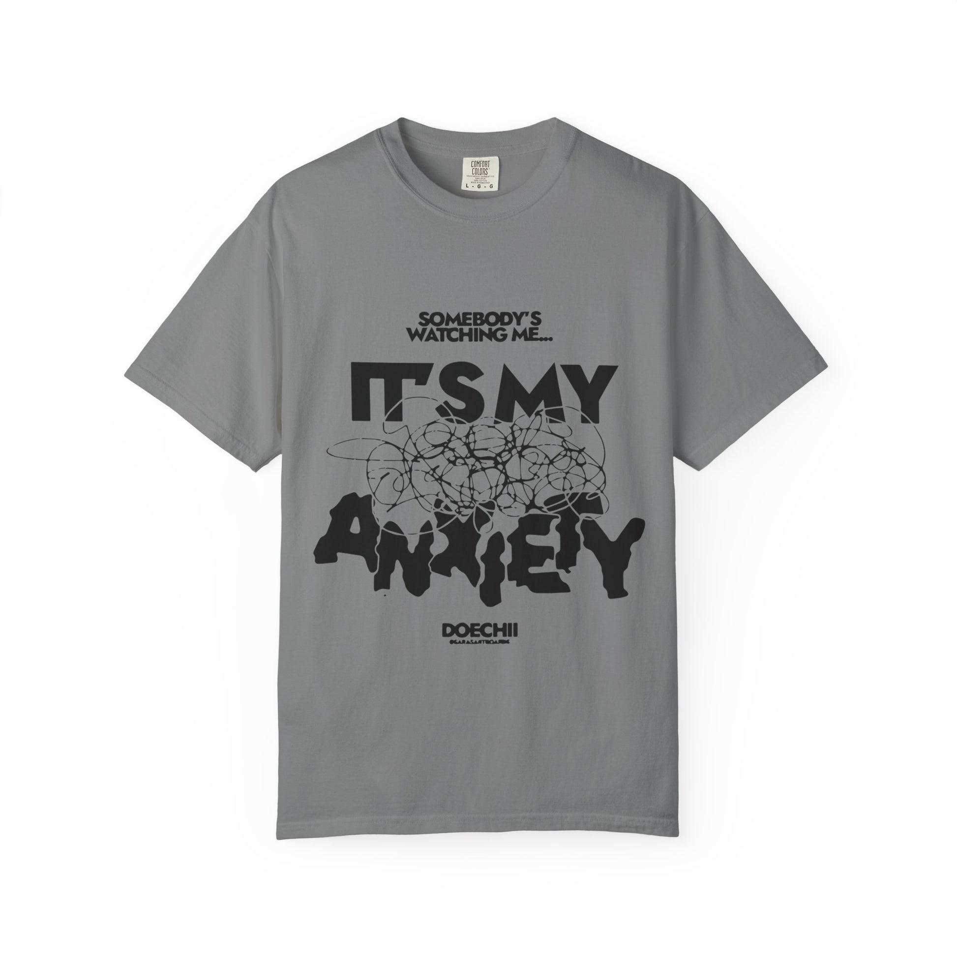 Block Font Quote Unisex Garment-Dyed T-shirt - snazzymerch