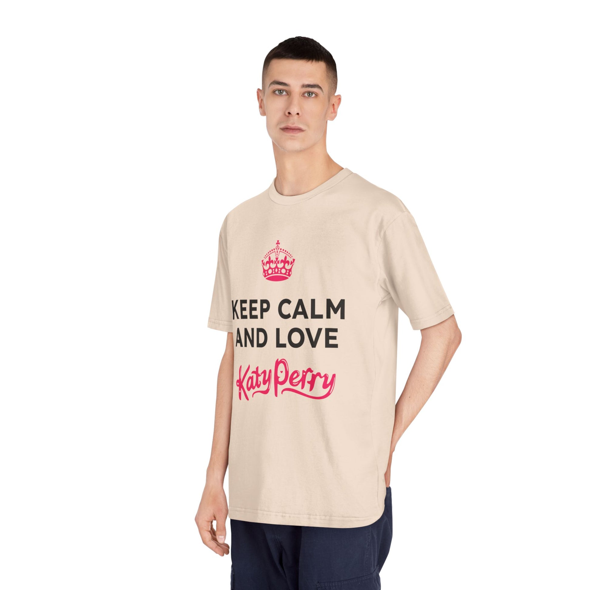 Crown over Katy Perry Signature” - Unisex Classic Crewneck T-shirt Printify