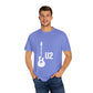 Minimal Guitar Logo Unisex Garment-Dyed T-shirt - snazzymerch