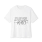 Fearless Vibes Unisex Oversized Boxy Tee - snazzymerch