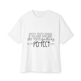 Fearless Vibes Unisex Oversized Boxy Tee - snazzymerch
