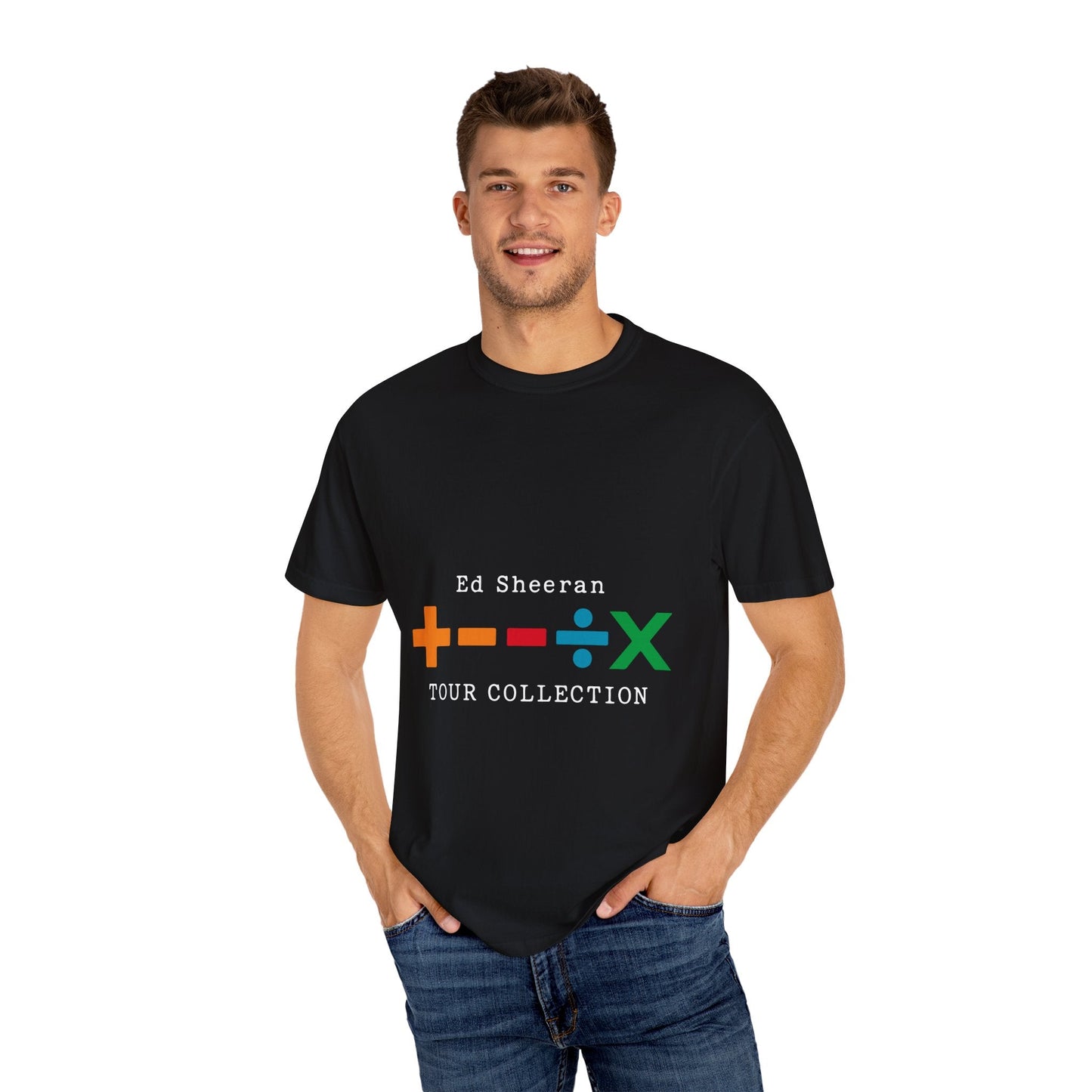 Unisex Garment-Dyed T-Shirt – Ed Sheeran Black Edition Printify
