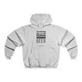 Pop Art Lips & Text Men's NUBLEND® Hooded Sweatshirt - snazzymerch