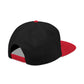 Orange Lightning Text Logo Snapback Cap Printify