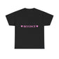 Pink Heart Bold Letter Unisex Heavy Cotton Tee - snazzymerch
