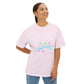 Pastel Universe Unisex Oversized Boxy Tee Printify