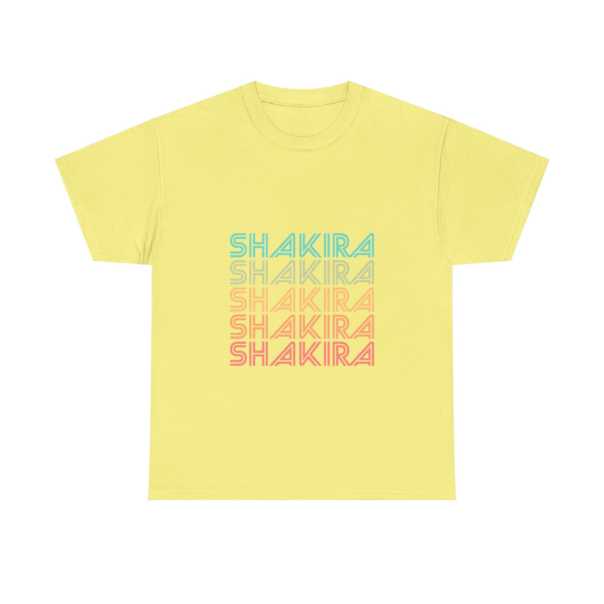 Retro Pop Lines Unisex Heavy cotton tee Printify