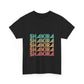 Retro Pop Lines Unisex Heavy cotton tee Printify