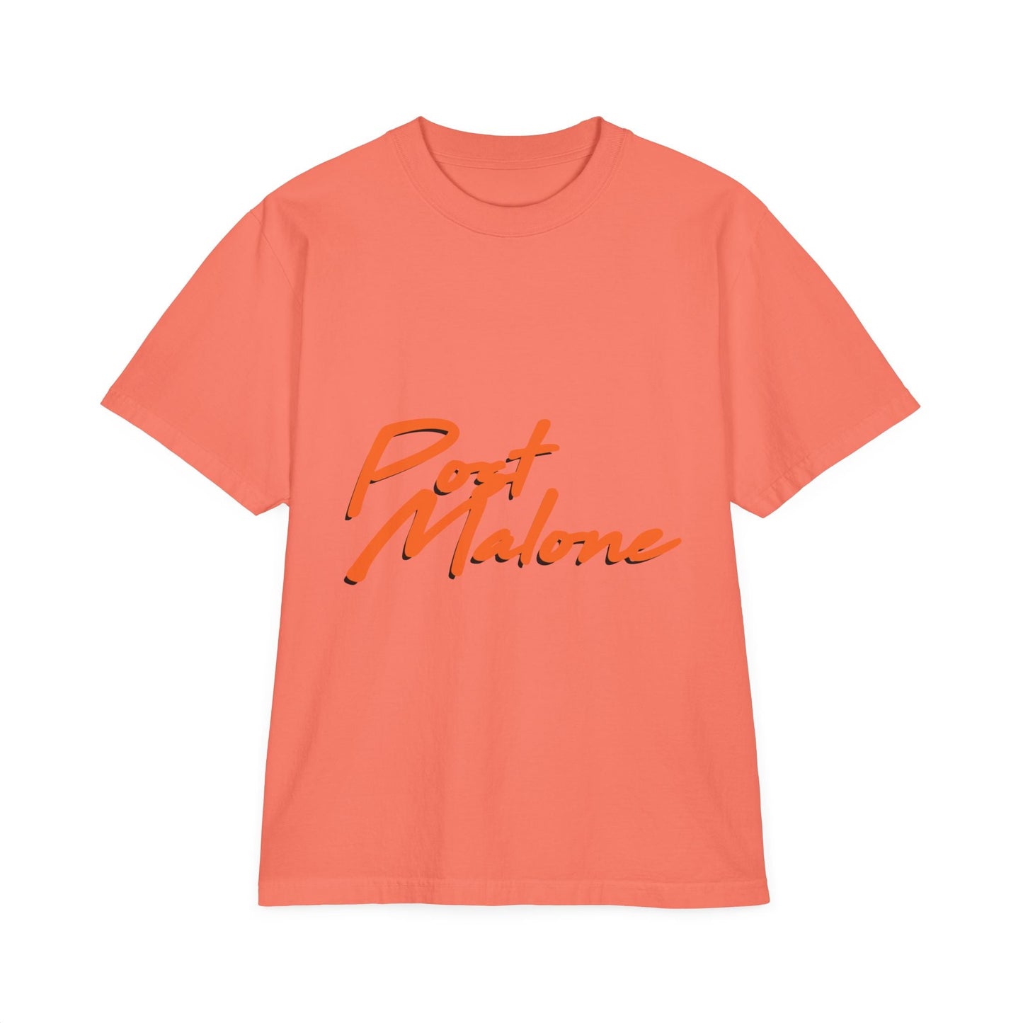 Unisex Garment-Dyed Drop-Shoulder T-Shirt – Post Malone Name Design Printify