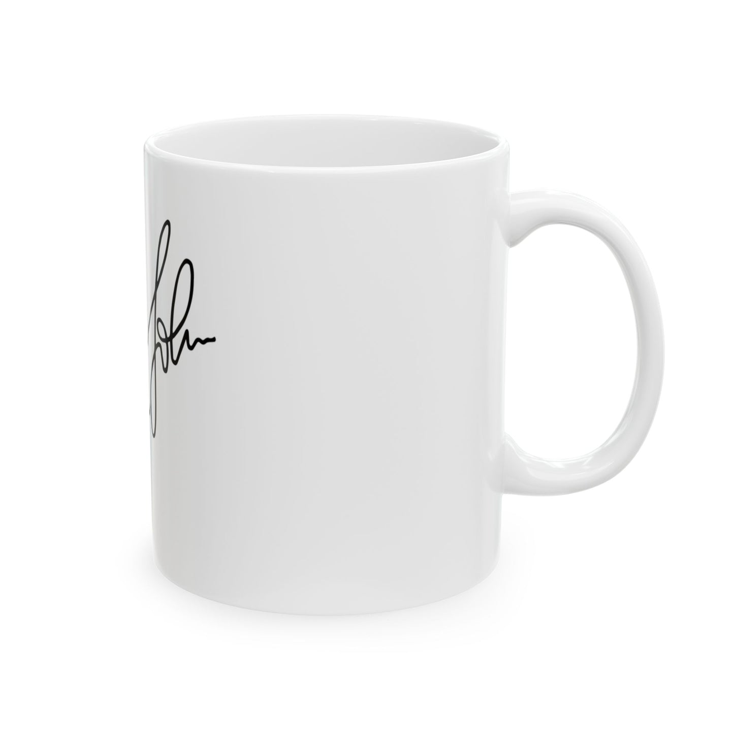 Rainbow Hat Illustration Ceramic Mug, (11oz, 15oz) - snazzymerch